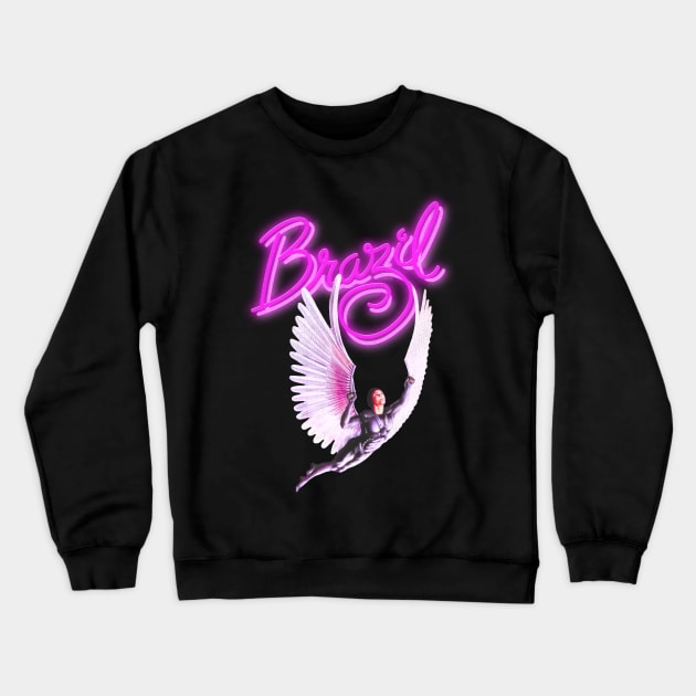 BRAZIL / 80s Cult Sci Fi Film Crewneck Sweatshirt by darklordpug